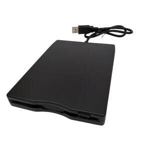 CN533 External USB Floppy Drive Black Tested Working